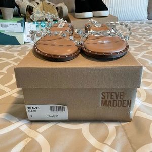 Steve Madden clear sandals